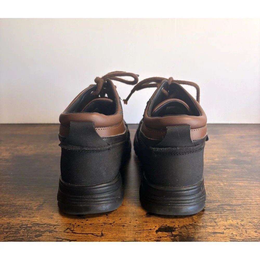 Polo Ralph Lauren Dover‎ Duck Boots Boys Sz 6 Brown Buckle Lace Up Rubber